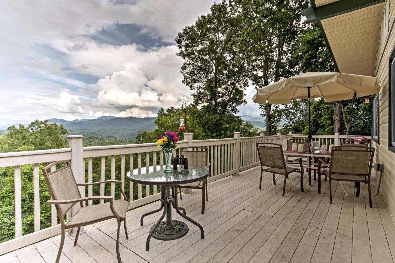 Secluded Mountain Home With Stunning Views And Deck! Bryson City Exterior foto